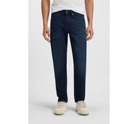 Tapered-fit-Jeans BOSS ORANGE "Onyx Comfor Fit Denim", Herren, Gr. 33, Länge 34, blau (dunkelblau406), Denim/Jeans, Obermaterial: 98% Baumwolle, 2% Elasthan, unifarben, gerade, unten schmal lang, Jean