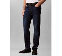 Tapered-fit-Jeans CALVIN KLEIN "CLASSIC TAPER", Herren, Gr. 32, Länge 30, blau (feldman 78), Denim/Jeans, Obermaterial: 98% Baumwolle, 2% Elasthan, unifarben, gerade, unten schmal lang, Jeans, Regular