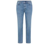 Tapered-fit-Jeans HUGO BLUE "Brody", Herren, Gr. 38, Länge 34, light, pastel blau457, Denim/Jeans, Obermaterial: 99% Baumwolle, 1% Elasthan, unifarben, gerade, unten schmal lang, Jeans, mit Stone-wash