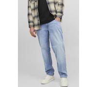 Comfort-fit-Jeans JACK & JONES PLUSSIZE "JJIMIKE JJORIGINAL SQ 223 NOOS PLS" Gr. 40, Länge 32, blau (blue denim) Herren Jeans (76485431-40) blue denim