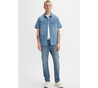 Tapered-fit-Jeans LEVI'S "502 TAPER", Damen, Gr. 34, Länge 32, and another one, Denim/Jeans, Obermaterial: 99% Baumwolle, 1% Elasthan, Basic, loose fit knöchellang, Jeans, in elegantem, modernem Stil,