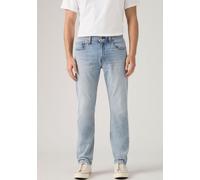 Tapered-fit-Jeans LEVI'S "502 TAPER", Herren, Gr. 34, Länge 32, blau (iceberg cool), Denim/Jeans, Obermaterial: 99% Baumwolle, 1% Elasthan, Basic, loose fit knöchellang, Jeans, in elegantem, modernem