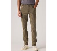 Tapered-fit-Jeans LEVI'S "502 TAPER", Herren, Gr. 34, Länge 32, braun (shitake gd), Denim/Jeans, Obermaterial: 99% Baumwolle, 1% Elasthan, Basic, loose fit knöchellang, Jeans, in elegantem, modernem S