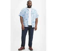 Tapered-fit-Jeans LEVI'S PLUS "502 TAPER B&T", Herren, Gr. 44, Länge 32, clean run adv, Denim/Jeans, Obermaterial: 70% Baumwolle, 28% Lyocell, 2% Elasthan, bequem lang, Jeans Tapered-fit-Jeans, mit St