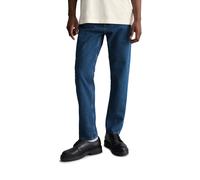 Tapered-fit-Jeans MARC O'POLO DENIM "aus Bio-Baumwoll-Mix", Herren, Gr. 31, Länge 32, dunkelblau, Obermaterial: 99% Baumwolle, 1% Elasthan, unifarben, normal, Jeans (29312011-31) dunkelblau