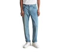 Tapered-fit-Jeans MARC O'POLO DENIM, Herren, Gr. 34, Länge 32, blau (light blau), Denim/Jeans, Obermaterial: 99% Baumwolle, 1% Elasthan, casual, Jeans, mit dezenter Waschung (82177147-34) light blau