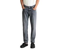 Tapered-fit-Jeans MARC O'POLO DENIM "aus Bio-Baumwoll-Mix", Herren, Gr. 34, Länge 34, light blau, Obermaterial: 99% Baumwolle, 1% Elasthan, unifarben, normal, Jeans (67644162-34) light blau