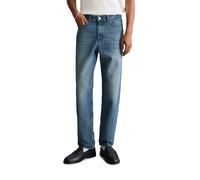 Tapered-fit-Jeans MARC O'POLO DENIM "aus reiner Bio-Baumwolle", Herren, Gr. 31, Länge 32, medium blau, Obermaterial: 100% Baumwolle, unifarben, normal, Jeans (49341432-31) medium blau