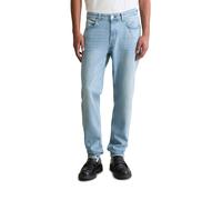 Tapered-fit-Jeans MARC O'POLO DENIM, Herren, Gr. 34, Länge 32, blau (light blau), Denim/Jeans, Obermaterial: 99% Baumwolle, 1% Elasthan, casual, Jeans, mit dezenter Waschung (82177147-34) light blau
