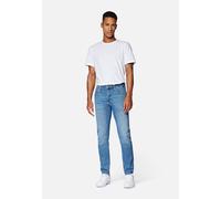 Tapered-fit-Jeans MAVI "CHRIS", Herren, Gr. 32, Länge 34, blau (schwarz random ultra move), Stoff, 90% Baumwolle, 6% Elastomultiester, 4% Elasthan, normal lang, Jeans, Eng zulaufende Jeans (18731832-3