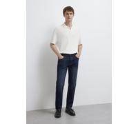 Tapered-fit-Jeans MAVI "LONDON", Herren, Gr. 32, Länge 31, deep used classic comfort, 99% Baumwolle, 1% Elastan, normal, Jeans, Loose Tapered Jeans (26998021-32) deep used classic comfort