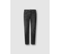 Tapered-fit-Jeans PEPE JEANS "STANLEY", Damen, Gr. 34, Länge 32, schwarz washed, Denim/Jeans, Obermaterial: 83% Baumwolle, 13% Viskose, 3% Elastomultiester, 1% Elasthan, gerade, unten schmal, Jeans (9