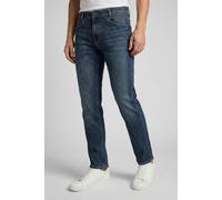 Tapered-fit-Jeans PEPE JEANS "TAPERED JEANS", Herren, Gr. 31, Länge 32, tiefblau, Denim/Jeans, Obermaterial: 98% Baumwolle, 2% Elasthan, gerade, unten schmal lang, Jeans (24108546-31) tiefblau