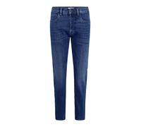 Tapered-fit-Jeans PIERRE CARDIN "Lyon Tapered", Herren, Gr. W40/L34, Länge 34, blau (ocean blau used), Obermaterial: 92% Baumwolle CO. 5% Elastomultiester ELE. 3% Elasthan EL., uni, tapered fit, Jeans