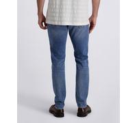 Tapered-fit-Jeans PIERRE CARDIN "PC-Limoux", Herren, Gr. 34, Länge 34, blau (light blau buffies), Denim/Jeans, Obermaterial: 94% Baumwolle, 6% Elasthan, unifarben, regular fit lang, Jeans, im Five-Poc