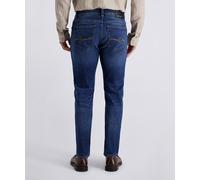 Tapered-fit-Jeans PIERRE CARDIN "PC-Limoux", Herren, Gr. 36, Länge 32, blau (blau buffies), Denim/Jeans, Obermaterial: 94% Baumwolle, 6% Elasthan, unifarben, regular fit lang, Jeans, im Five-Pocket St