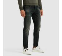 Tapered-fit-Jeans PME LEGEND, Herren, Gr. 36, Länge 36, comfort denim schwarz, Denim/Jeans, Obermaterial: 95% Baumwolle, 4% Polyester, 1% Elasthan, unifarben, casual, regular fit knöchellang, Jeans, i