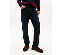 Tapered-fit-Jeans TOMMY HILFIGER "HARLEM", Herren, Gr. 38, Länge 30, windum blau schwarz, Denim/Jeans, Obermaterial: 100% Baumwolle, casual, regular fit, Jeans, Regular Fit, mit dezenter Waschung (110