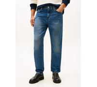 Tapered-fit-Jeans TOMMY HILFIGER "HARLEM", Herren, Gr. 38, Länge 36, benny blau, Denim/Jeans, Obermaterial: 100% Baumwolle, Jeans, mit Fade-Effekten (95588124-38) benny blau