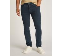 Tapered-fit-Jeans TOMMY JEANS "Austim Slim Tapered", Herren, Gr. 34, Länge 36, denim schwarz, Denim/Jeans, Obermaterial: 98% Baumwolle, 2% sonstige Fasern, slim fit lang, Jeans, mit Logostickereien (8