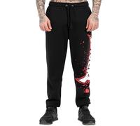 Tapout Herren Jogginghose Normale Passform Splashing Jogger Black/Red/Ecru L
