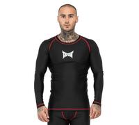 Tapout Herren Bedrock Funktionsshirt, Black/White/Red, M