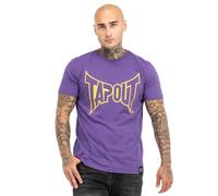 Tapout Herren T-Shirt Normale Passform Lifestyle Basic Tee Lilac/Yellow XL