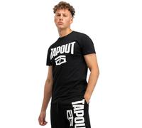 Tapout Herren T-Shirt Normale Passform Active Basic Tee Black/White S, 940001