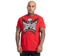Tapout Herren T-Shirt Normale Passform Creston Red/Black/Silver M, 940011