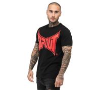 Tapout Herren T-Shirt Normale Passform Logo Tee Black/Red XL