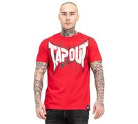 Tapout Herren T-Shirt Normale Passform Splashing Red/Black/White L
