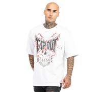 Tapout Herren T-Shirt Oversize DOYLEN White/Red/Black XL