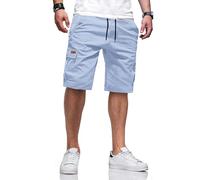 TARAINYA Baumwolle-Twill Cargo Kurze Hosen Herren Mit Kordelzug