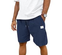 TARAINYA Corduroy Kurze Hosen Herren Sommer Baumwolle Mit Kordelzug