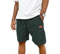 TARAINYA Corduroy Kurze Hosen Herren Sommer Baumwolle Mit Kordelzug