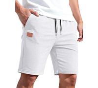 TARAINYA Waffel Kurze Hosen Herren Baumwolle Sommer Shorts mit Kordelzug