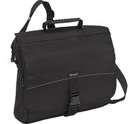 Targus Basic-TCM004US Laptoptasche, 39,6 cm (15,6 Zoll), Schwarz, Schwarz, Basic Messenger