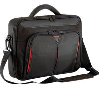 Targus Notebooktasche Laptoptasche Classic+ bis zu 15,6 " [schwarz/rot, bis 39,6cm (15,6")]