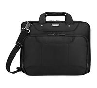 Targus Corporate Traveler Laptop Aktentasche Laptoptasche für Herren/Damen, TSA Sicherheit Checkpoint freundlich, wasserabweisende Computertasche für Herren/Damen, 14 Zoll Laptoptasche für Herren, Schwarz (CUCT02UA14S)