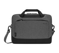 Targus Cypress TBS92602GL, Slimcase mit EcoSmart für Geschäftsreisende und Schule, passend für Notebooks bis zu 39,6 cm (15,6 Zoll), Hellgrau