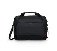 Targus Klassische EcoSmart Aktentasche, große Laptoptasche mit gepolsterter Laptophülle, Anti-Diebstahl-Reißverschlüsse, versteckte Handytasche, wasserabweisendes Design, Trolleygurt, Schwarz CN418GL