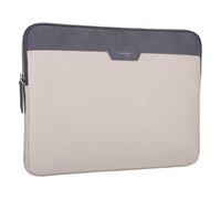 Targus Newport TSS100106GL, Tasche mit Reißverschluss, modernes Design, strapazierfähig, wasserabweisend, für Laptops mit Einer Größe von 11-12 Zoll, Hellbraun