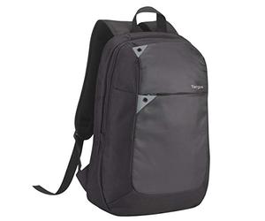 Targus TBB565GL Intellect Laptop-Rucksack 15,6" - Schwarz/Grau Wasserabweisend Gepolsterter Schultergurt