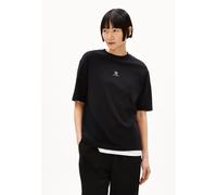 ARMEDANGELS TARJAA BACK FLOWAA - Damen Heavyweight T-Shirt aus recyceltem Baumwoll Mix black S