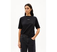 TARJAA WORD ICONIC Å | Heavyweight T-Shirt aus recyceltem Baumwoll Mix - schwarz (L)