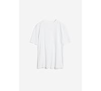 ARMEDANGELS Damen T-Shirt Tarjaa – Heavyweight aus recyceltem Baumwoll-Mix, Loose Fit, Weiß XS