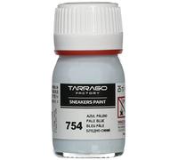 Tarrago Pastellfarbe für Schuhe, Farbe Hellblau 754, 25 ml Flasche, mit Pinsel und Schwamm, für Glattleder, Kunstleder oder Leinwand