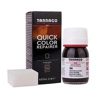 Tarrago | Quick Color 25 ml | Färbemittel für Schuhe Leder Glattleder Canvas Accessoires | Schnell trocknendes Färbemittel Schuhe repariert und kleinen Abnutzungserscheinungen schützt (Dunkelbraun 06)
