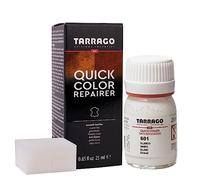 Tarrago | Quick Color 25 ml | Färbemittel für Schuhe Leder Glattleder Canvas Accessoires | Schnell trocknendes Färbemittel Schuhe repariert und kleinen Abnutzungserscheinungen schützt (Weiß 601)