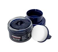 Tarrago | Self Shine Cream Kit 50 ml | Nourishing Cream of Natural Waxes For Shining Leather Smooth Natural or Synthetic Leather Shoes | With Sponge Applicator (Marineblau 17)